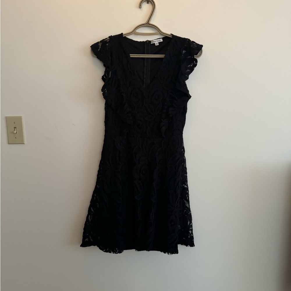 Elegant Black Lace Dress